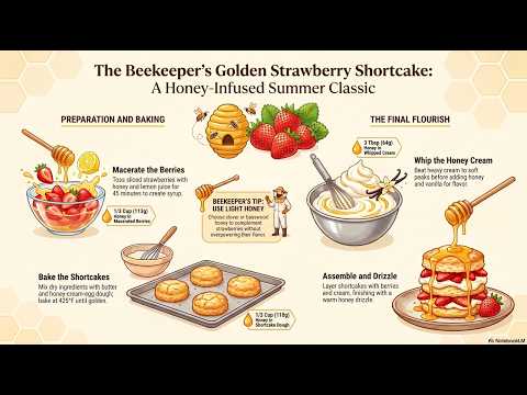Honey Infused Strawberry Shortcake Recipe